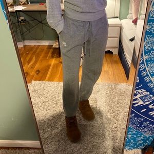 Grey Nike joggers